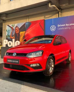 VW Polo Legend Edition front three- quarters view.